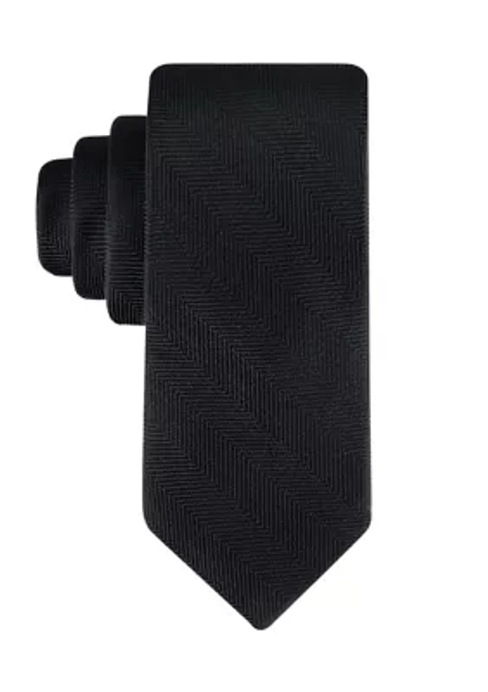 Herringbone Solid Tie