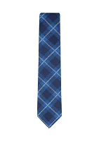 Windowpane Printed Tie