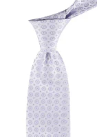 Hex Dot Medallion Pattern Tie