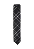 Stitched Plaid Regular Width Necktie