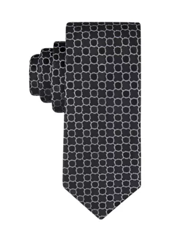 Lattice Medallion Regular Width Necktie