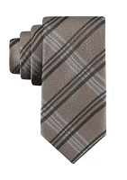 Herringbone Windowpane Patterne Tie