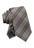 Herringbone Windowpane Patterne Tie