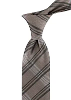 Herringbone Windowpane Patterne Tie