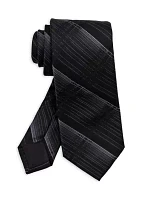 Woven Plaid Pattern Tie