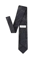 Men's Sleek Printed Geometric Pattern Tie