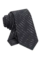 Men's Sleek Printed Geometric Pattern Tie