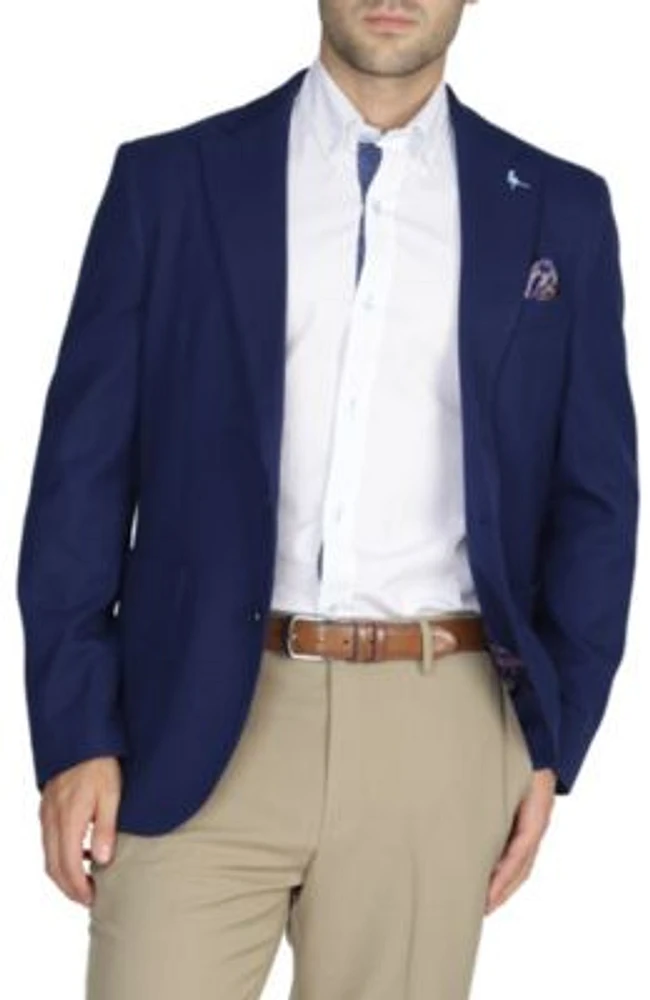 Solid Textured Basic Sportcoat