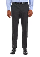 Men's Wool Stretch Classic Fit Suit Trouser Separate Pants