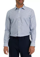 Regular Fit Non-Iron Stripe Dress Shirt