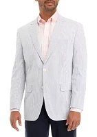 Blue Stripe Seersucker Sport Coat