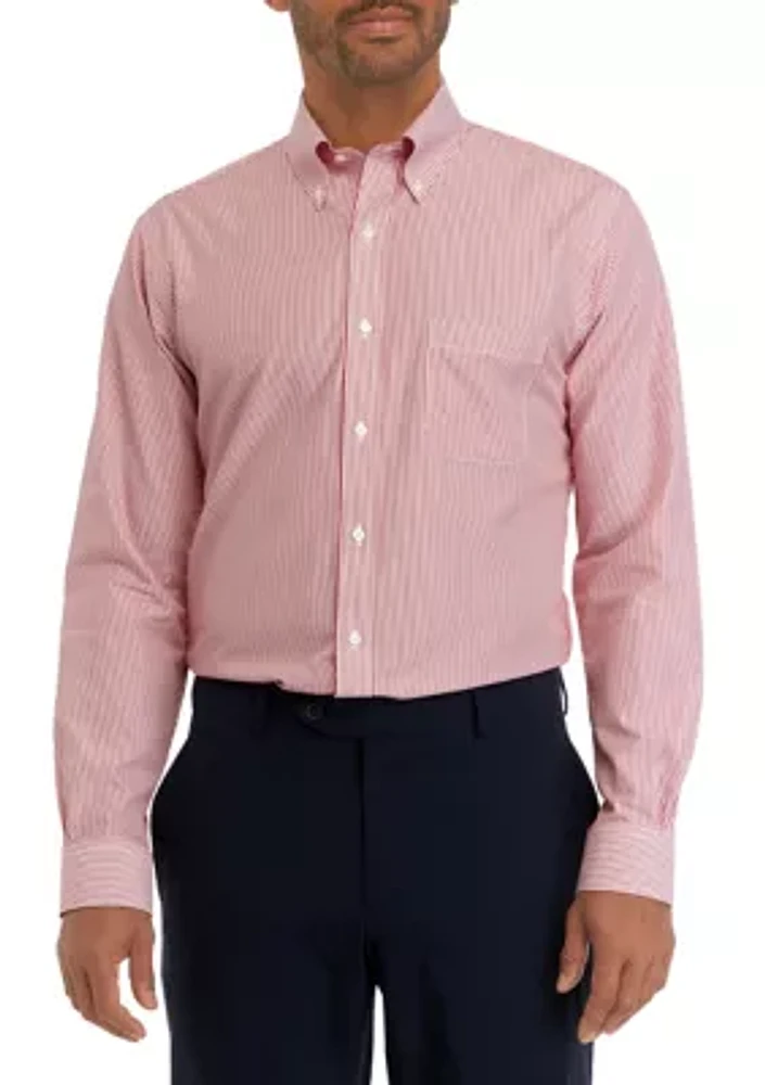 Regular Fit Non-Iron Stripe Dress Shirt