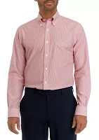 Regular Fit Non-Iron Stripe Dress Shirt