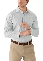 Regular Fit Non-Iron Windowpane Dress Shirt