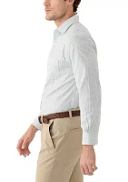 Regular Fit Non-Iron Windowpane Dress Shirt