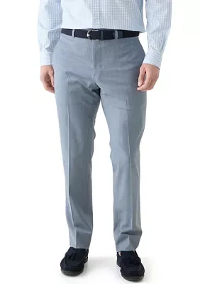 Wool Stretch Classic Fit Suit Trouser Pants