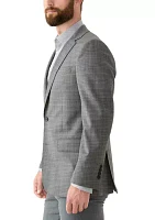 Plaid Wool Classic Fit Sport Coat