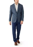 Mini Gingham Wool Stretch Classic Fit Sport Coat