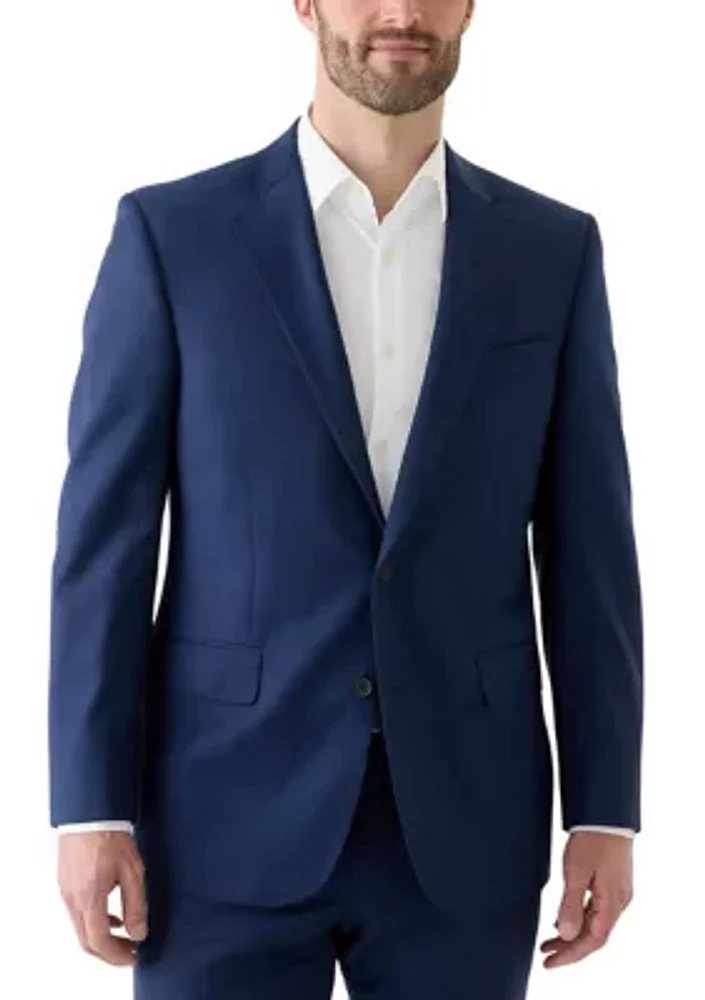 Wool Stretch Classic Fit Suit Jacket