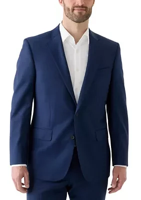 Wool Stretch Classic Fit Suit Jacket