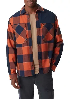 Flannel Tech Shacket