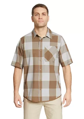 Short Sleeve Plaid Shirt