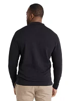 Big & Tall Braxton Splice Polo Sweater