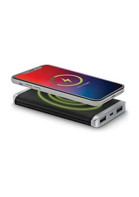 Leather Wireless Charging Power Bank