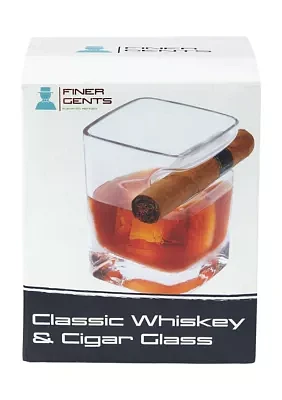 Classic Whiskey and Cigar Glass