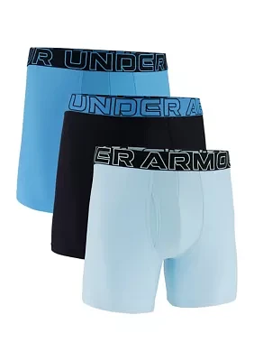 Men's Performance Tech 6" Boxer Briefs - 3 Pack