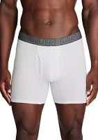 Performance Cotton 6" Boxer Briefs - 3 Pack