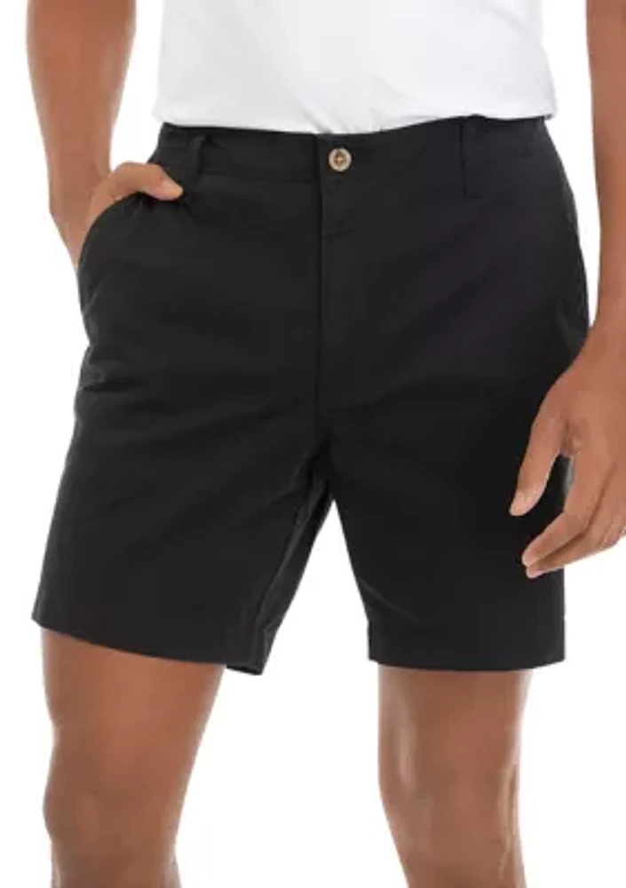 7" Flat Front Shorts