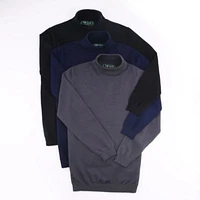 Men's Slim Fit Performance Cotton Turtle Neck