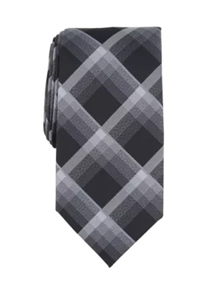 Men's Cormick Plaid Printed Tie