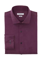 Melange Solid Dress Shirt