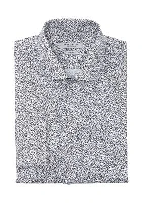 Branch Print Dress Shirt