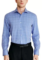 Men's Pindot Printed Button Down Shirt