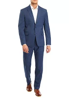 Men's Blue Texture Suit