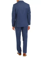 Men's Blue Texture Suit