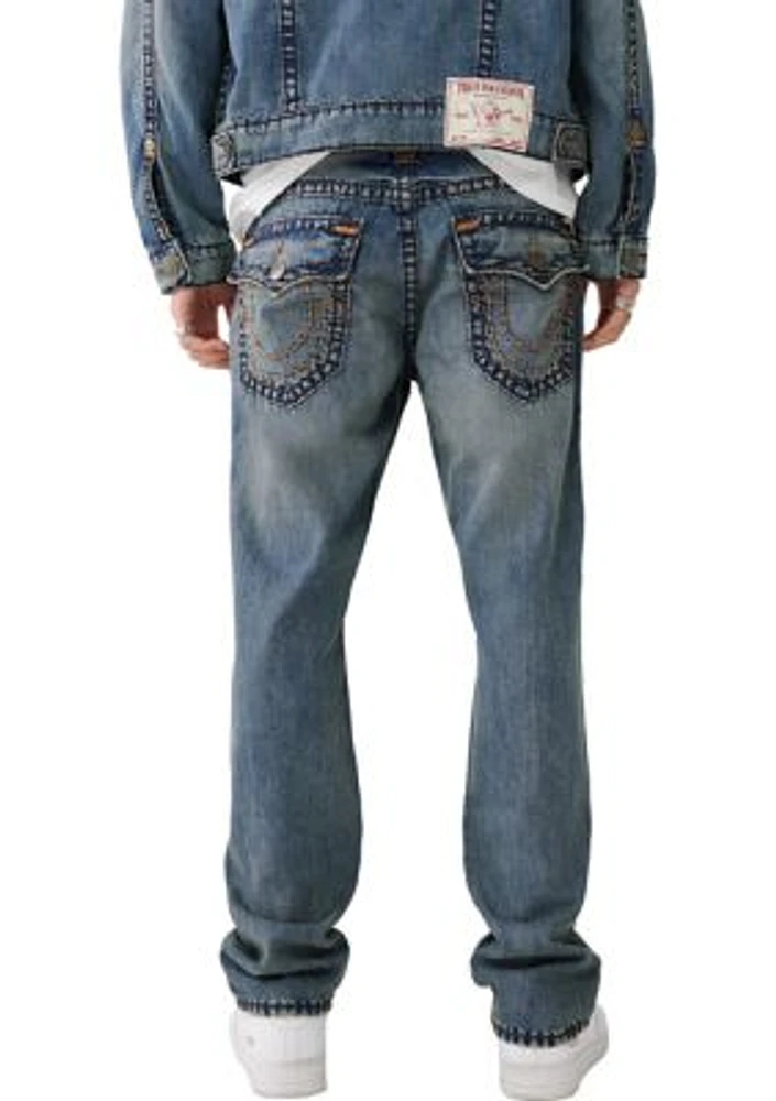 Men's Ricky Super T Stitch Straight Jeans