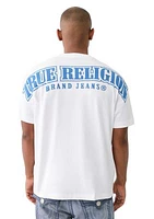 Relaxed Fit Short Sleeve Arch Logo T-Shirt