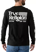 Men's Long Sleeve True Flag Graphic T-Shirt