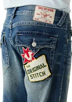 Ricky Straight Jeans with Back Pocket Patch