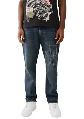 Men's Ricky Straight Jeans with Stitch Detail