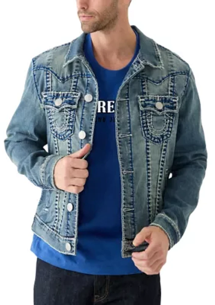 Super T Jimmy Denim Trucker Jacket
