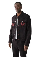 Jimmy Embroidered Pocket Denim Jacket