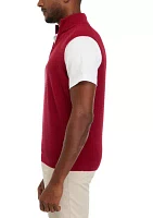 Men's 1/4 Zip Sweater Vest