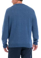 Big & Tall Fisherman Crew Neck Sweater