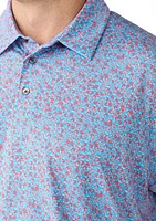 Big & Tall Micro Floral Polo Shirt