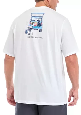 Big & Tall Short Sleeve Tailgating Day Graphic T-Shirt